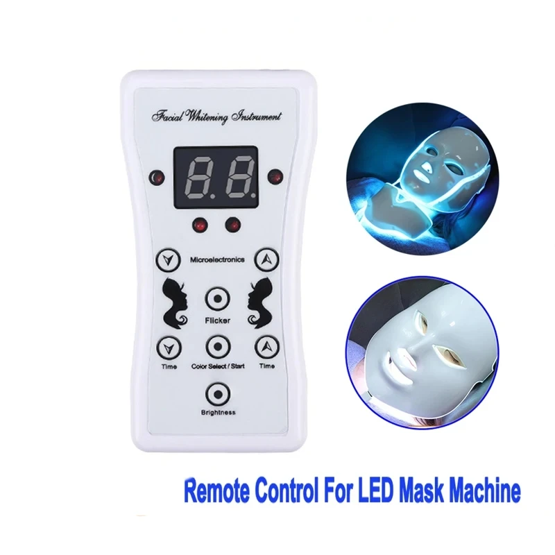 Remote Control of LED Mask Face Beauty Machine Accessory Remote Control For 7Colors Light Photon LED Facial Mask Accessories