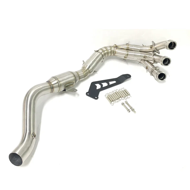 

2021 2022 MT-09/SP/FZ-09 мотоциклетная выхлопная система из нержавеющей стали, передняя выхлопная труба, удача, EURO5, HIGH Mount MOTO-GP EXHAUST