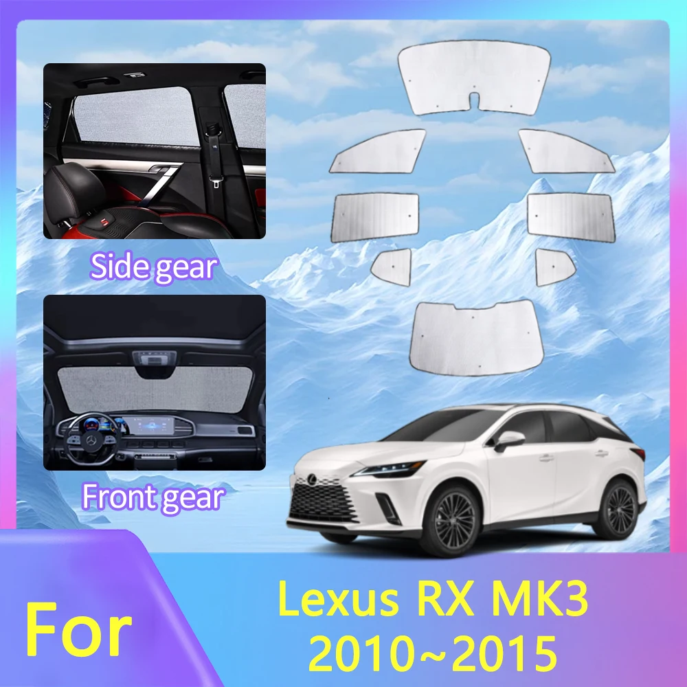 

Для Lexus RX 350 270 AL10 MK3 2010 2011 2012 2013 2014 2015 автомобильные солнцезащитные козырьки, лобовые стекла, защита от УФ-солнца, авто