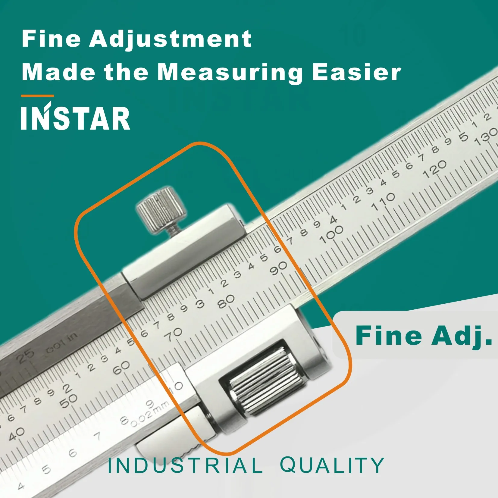 INSTAR Vernier Caliper Mono-Block Stainless Steel 150mm/6\