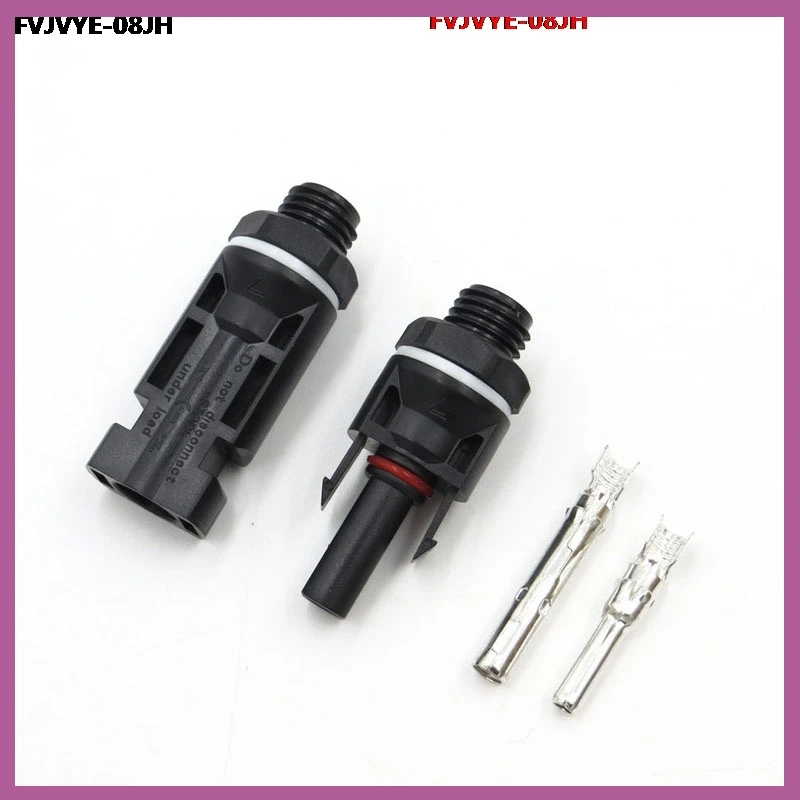 1/5/10 Paar M12-Gewinde-Solarstecker – hochwertige männliche/weibliche Panel-Kupplung für Wechselrichter und DC-Kombinator-Box B2