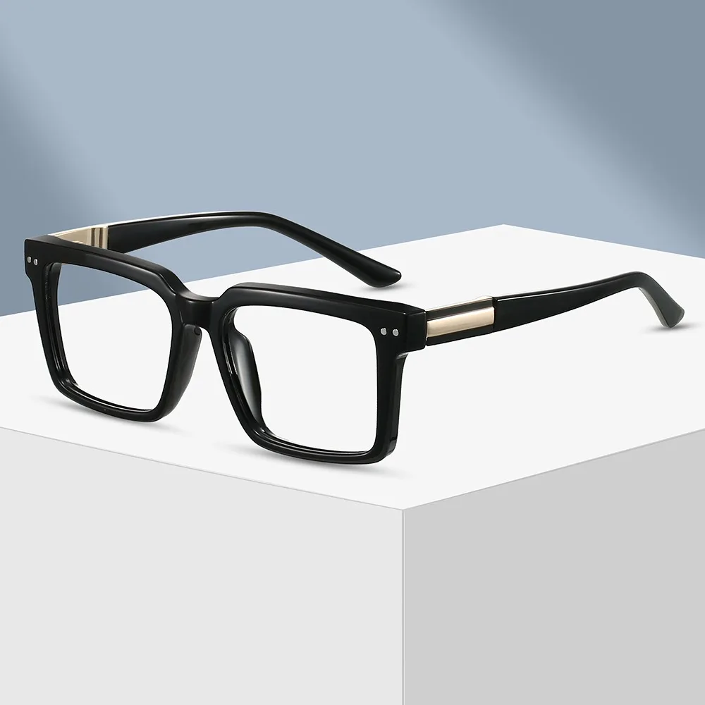 Ultralight Titani TR90 Myopia Glasses Frame Retro Square Optical Prescription Eyeglasses Frame Men And Women Eyewear - Image 2