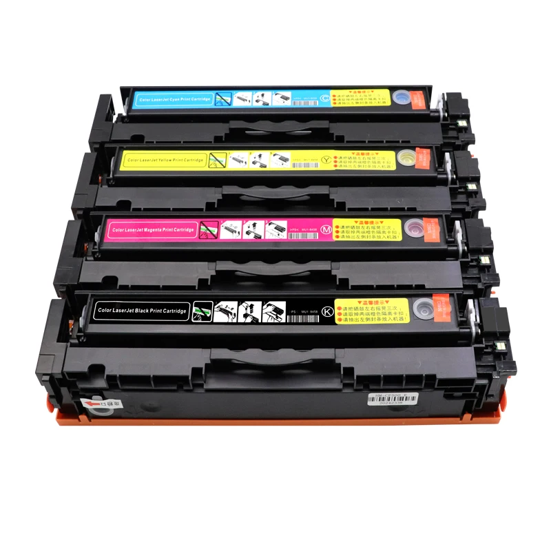 1pcs CF400A CF401A CF402A CF403A toner cartridge compatible for HP Color Laserjet M252 M252dw M277n M252N M277dw printer 4 color