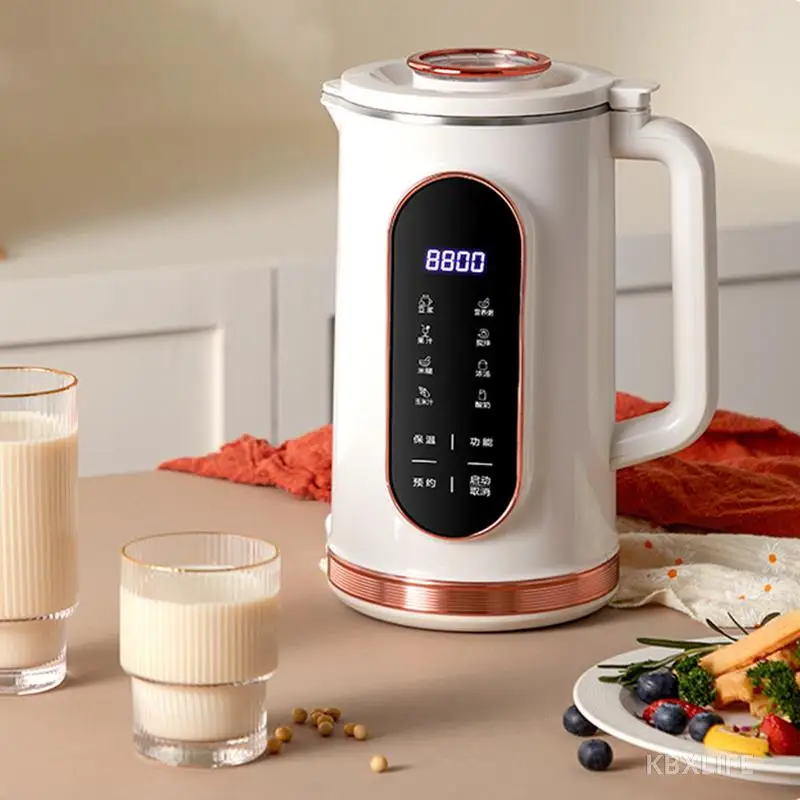 

Soybean Milk Machine Electric Juicer Blender Mini Soy Milk Maker Home Wall Breaking Machine 10-leaf Blade Kitchen Appliances