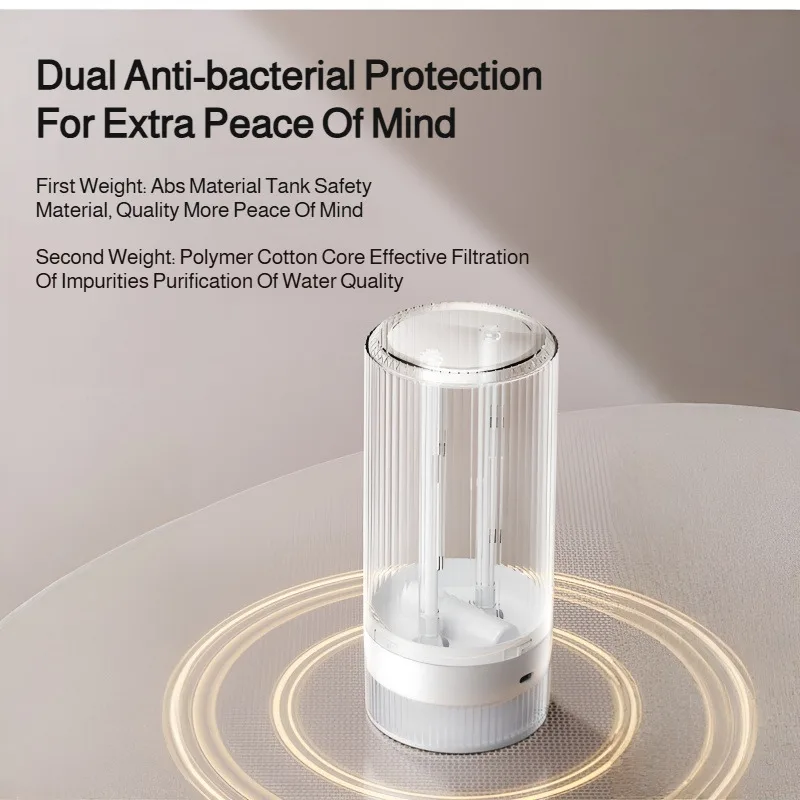 مرطب سطح المكتب في المهجع، مرطب رذاذ مزدوج للمكتب، مرطب هواء منزلي