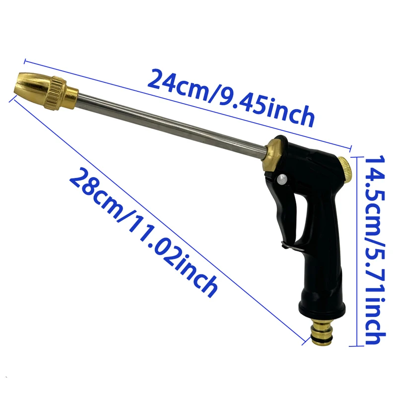 1 قطعة البستنة الجديدة توسيع ماجيك انبوب ماء ، ارتفاع ضغط غسيل السيارات وتنظيف مدفع المياه ، حديقة سقي الأنابيب لوازم #4