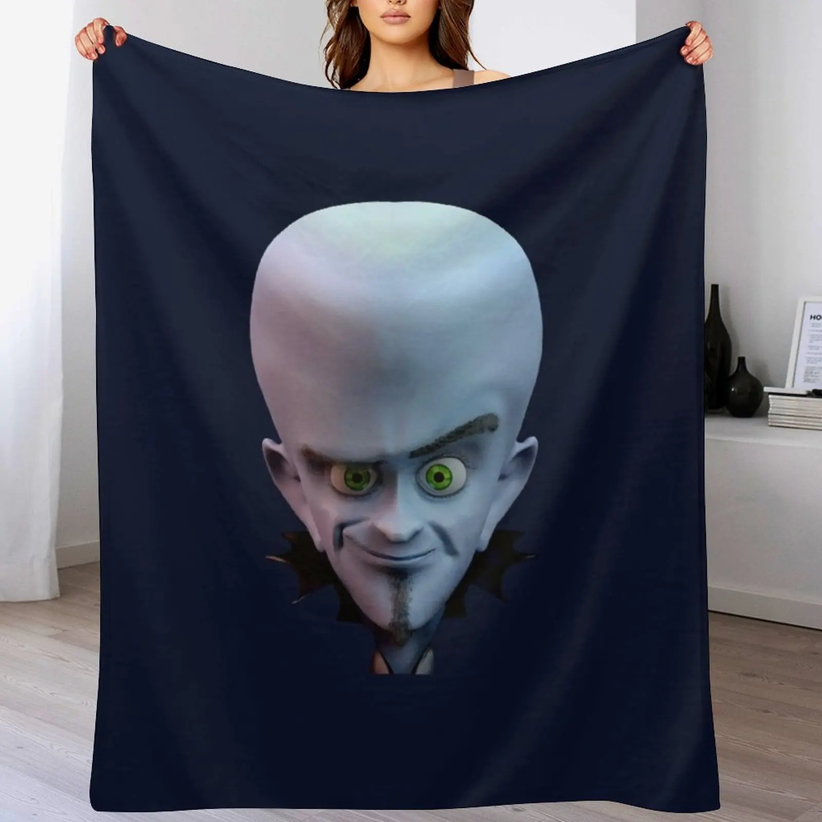 Улыбающееся Megamind 3D *Высокое КАЧЕСТВО* Одеяло забавный подарок аниме Свободные одеяла для спальных мешков