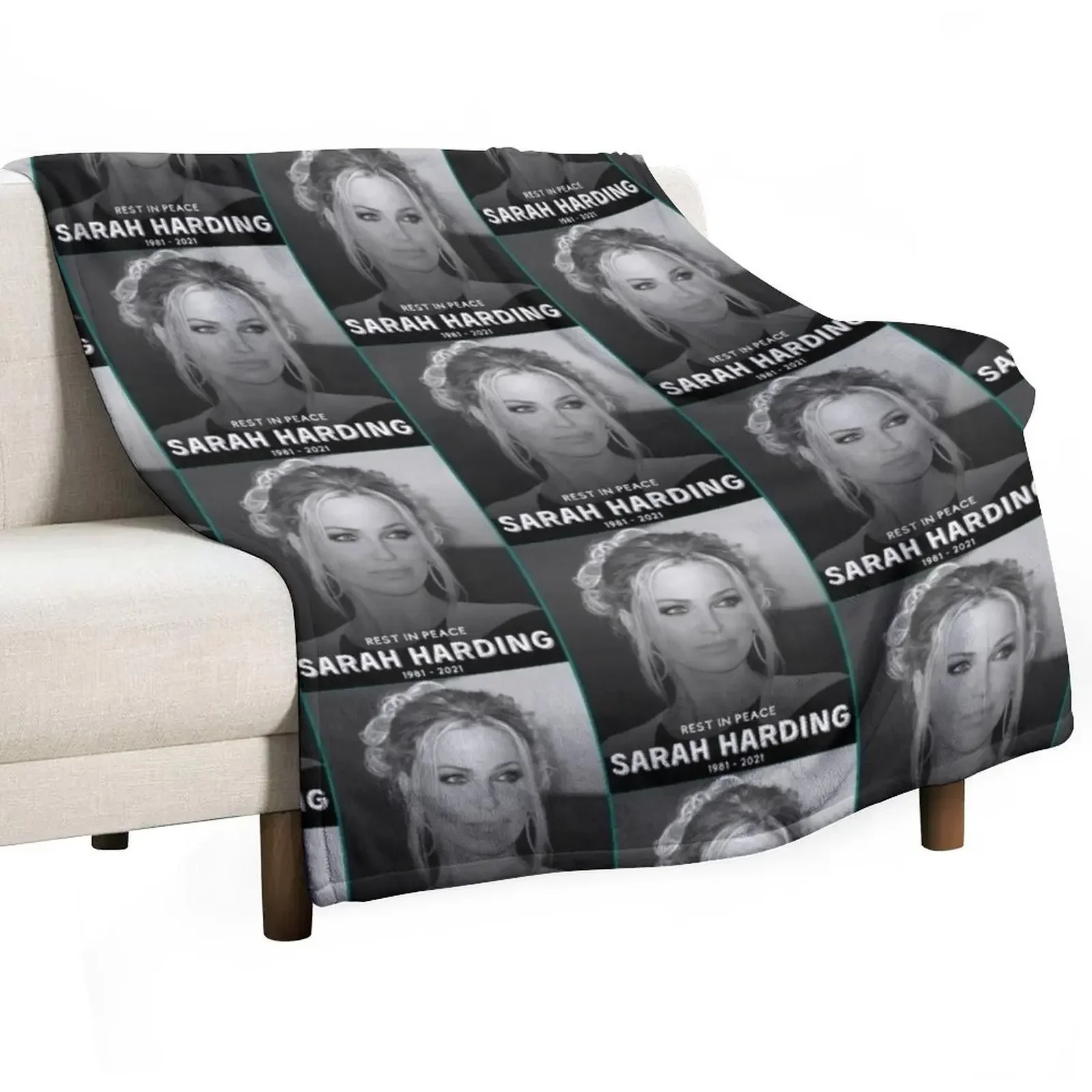 Music Retro Sarah Harding for President Tee Throw Blanket Luxury Nap Luxury Brand Designers For Decorative Sofa Blankets
