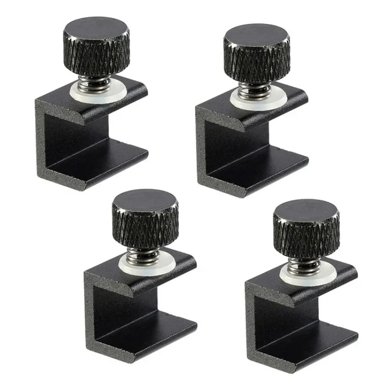 4Pcs Aluminum Alloy Adjustable Bed Glass Heatbed Clip Bed Clamp For 3D Printer Alloy Hotbed Build Platform Retainer