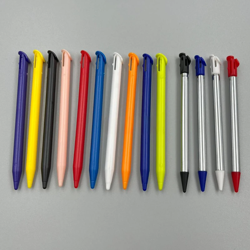 ChengHaoRan 2PCS For New3DS XL LL Metal Pen New Junior Touch Pen Handwriting Pen New3dsll Touch Pen Plastic Pen - Detail 1
