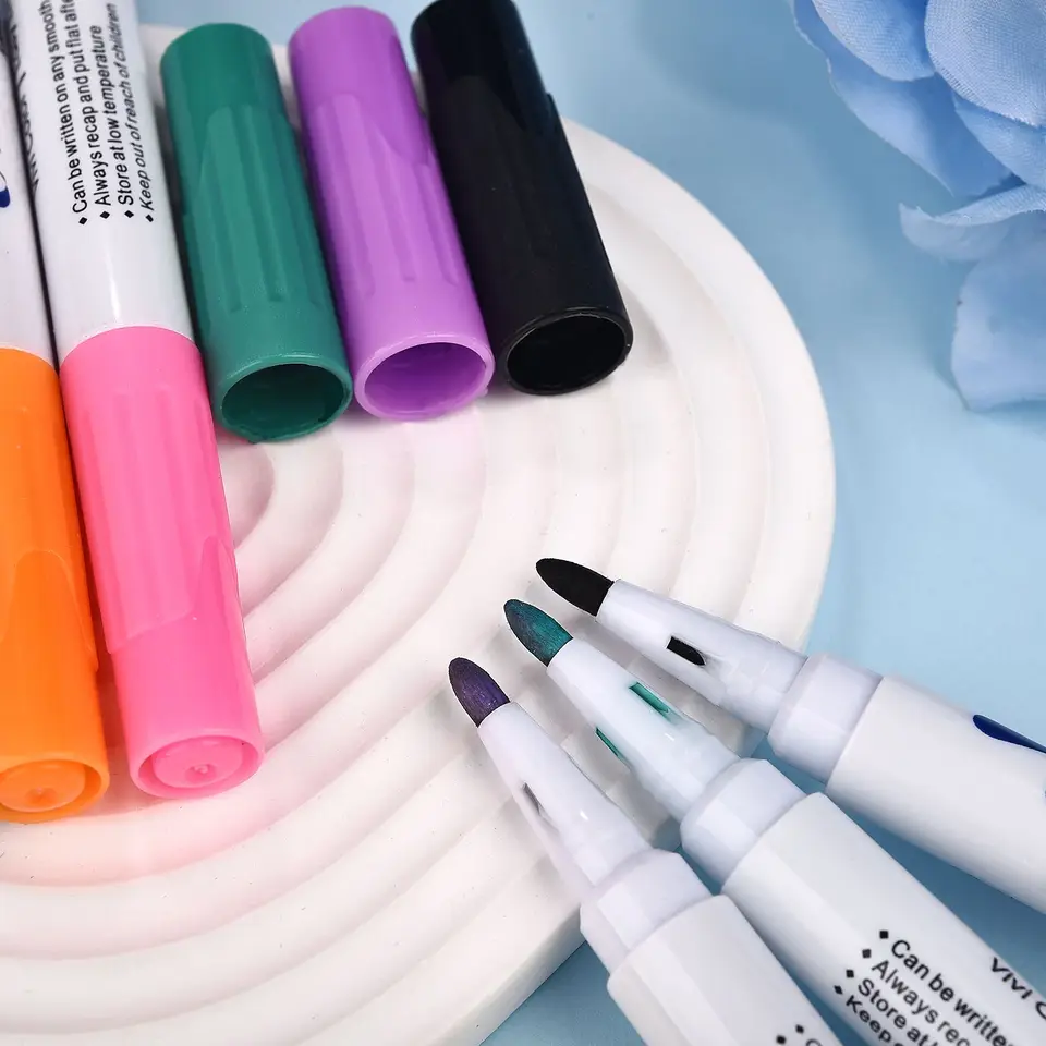 12Pcs Stylo Magique Enfant, Stylo Magique de Peinture à L'eau avec