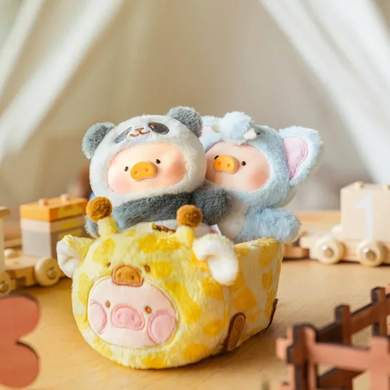 

New LULU The Piggy Animal Party Puppet Show Series Blind Box Cute Piggy Vinyl Plush Mystery Box Elephant Anime Doll Surprise Toy