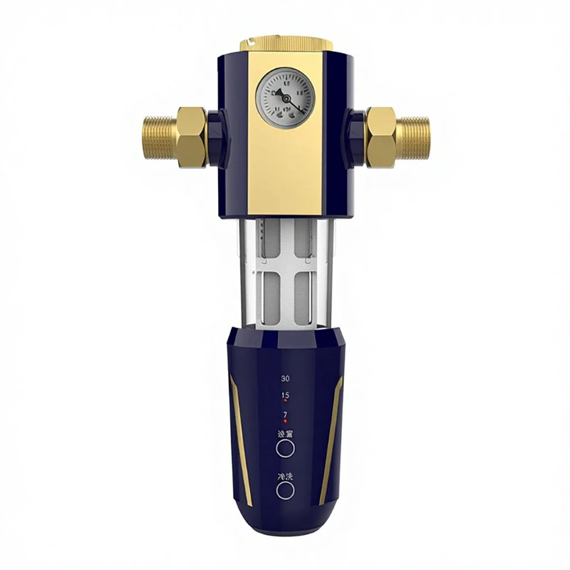 

Intelligent pre-filter water purifier Household tap water backwashing Large flow automatic cleaning Copper material