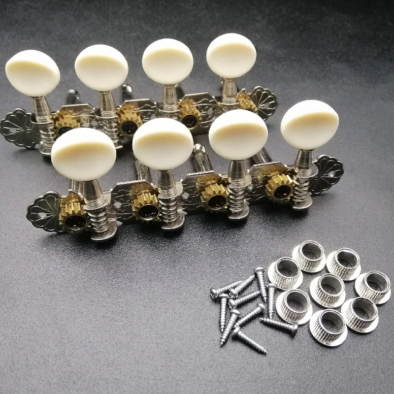 Mandolin Tuning Keys Machine heads Tuners Tuning Keys Pegs for Mandolin Instrument Gold/Nickel Plated