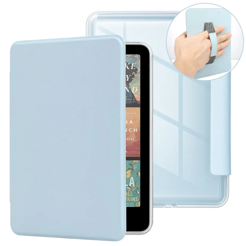 Case For Kindle Paperwhite 2024 12th Generation and Colorsoft 7 Inch Model No. SA569P SA568B with Hand Strap Auto Sleep/Wake