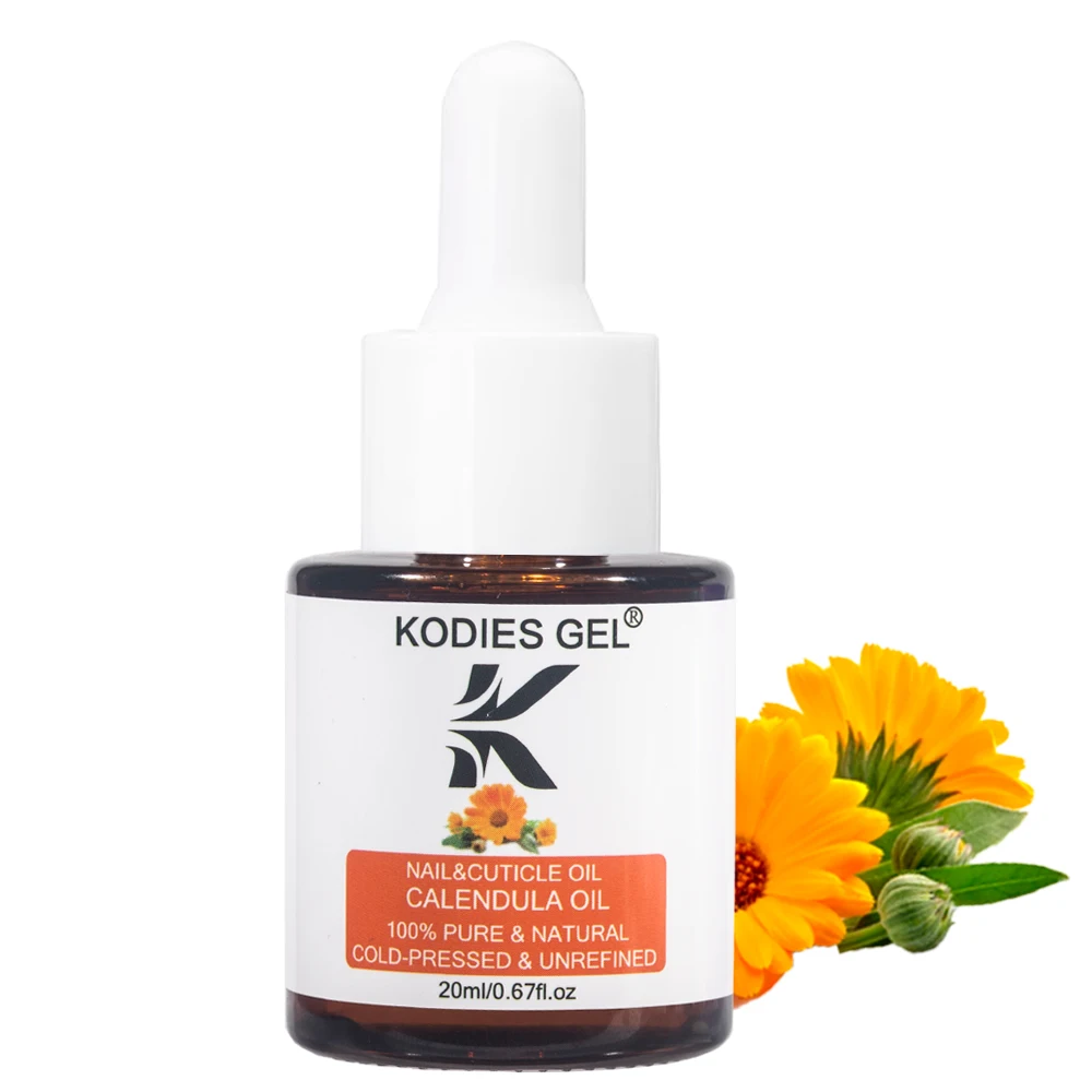 KODIES GEL Óleo De Cutícula De Unhas, Protetor Não Refinado De Plantas, Revitalizador De Reparação De Unhas, Prevenir Agnail, Fortalecedor De Unhas, Endurecedor, 20ml