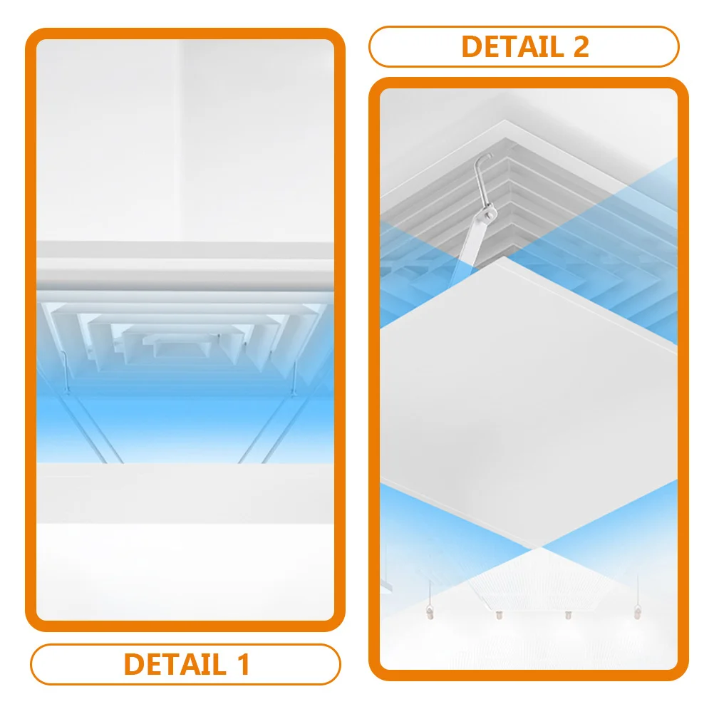 

Central Air Conditioners Deflector Adjustable Anti Direct Blowing Windshield for Home Office Ceiling Air Outlet Vent Shield