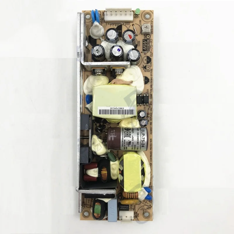 (MEAN WELL) ELP-75 Bare Board Power Supply 3.3/5/12/15/24/36/48V High Efficiency Low Loss PFC