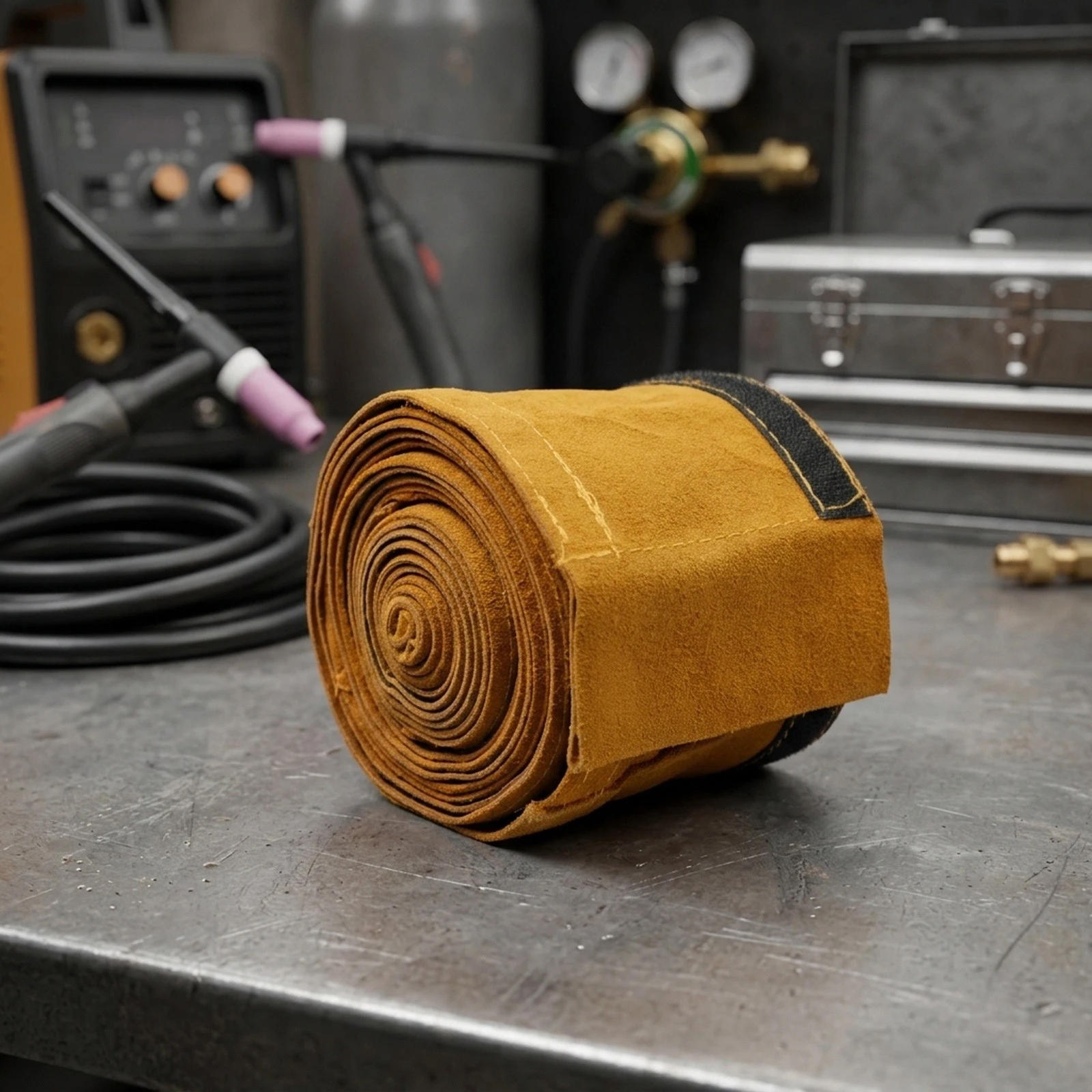 Sturdy Leather Cable Sleeve for For Tig For Torch Applications Offers Consistent Performance Under Repeated Thermal Exposure