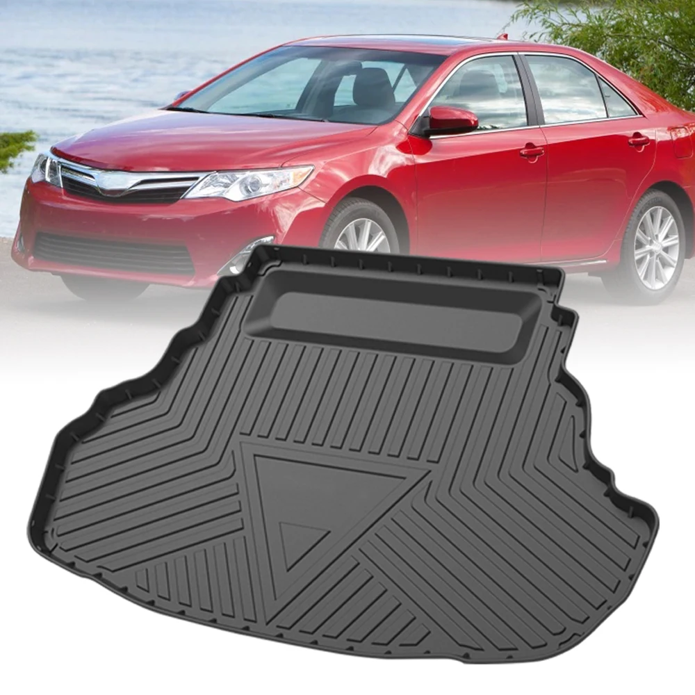 

Muchkey TPE Trunk Mat For Toyota Camry 2012 2013 2014 2015 2016 2017 Car Accessories Custom Cargo Liner