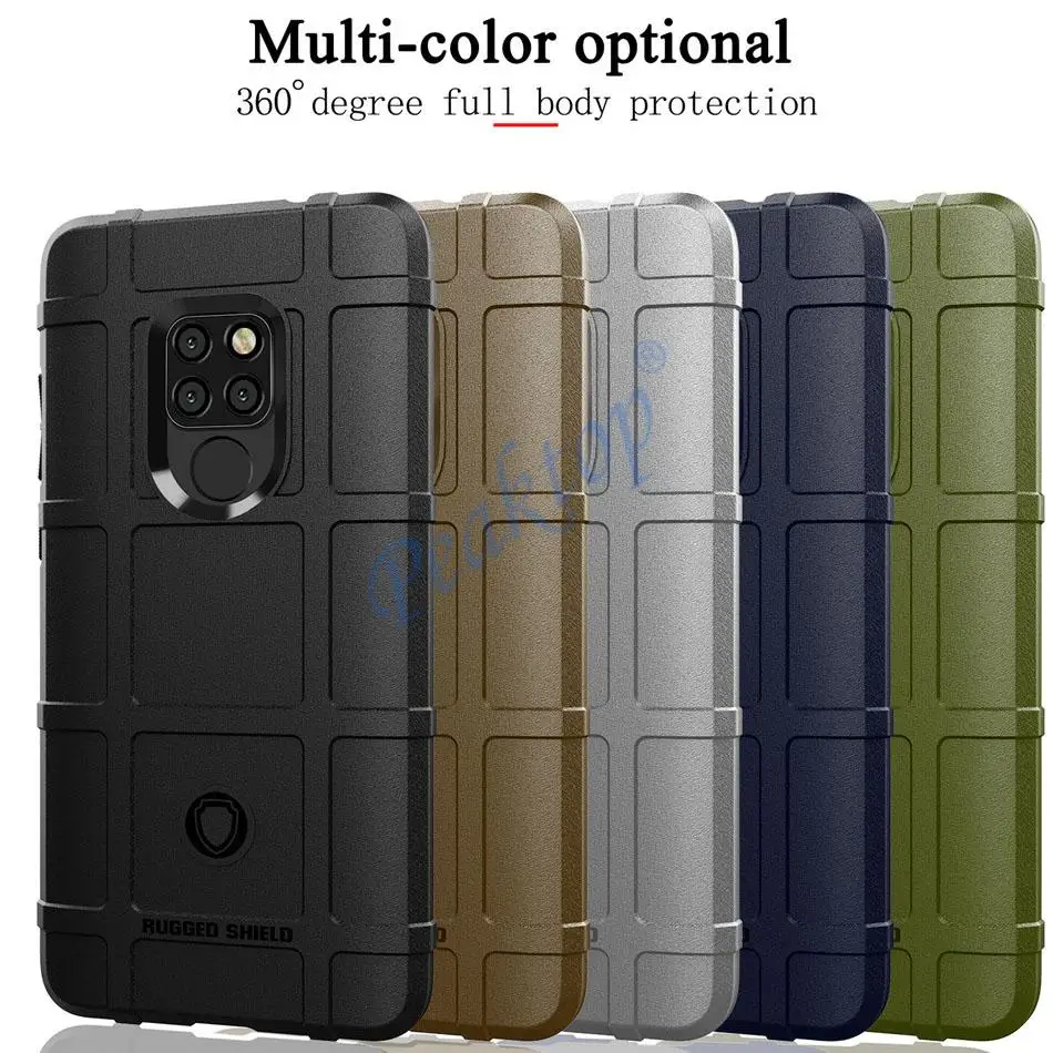 Thouport Silicone Case For Huawei Mate 20 20 Pro 20X Military Heavy Duty Protection Phone Cover For Huawei Mate 20 Case