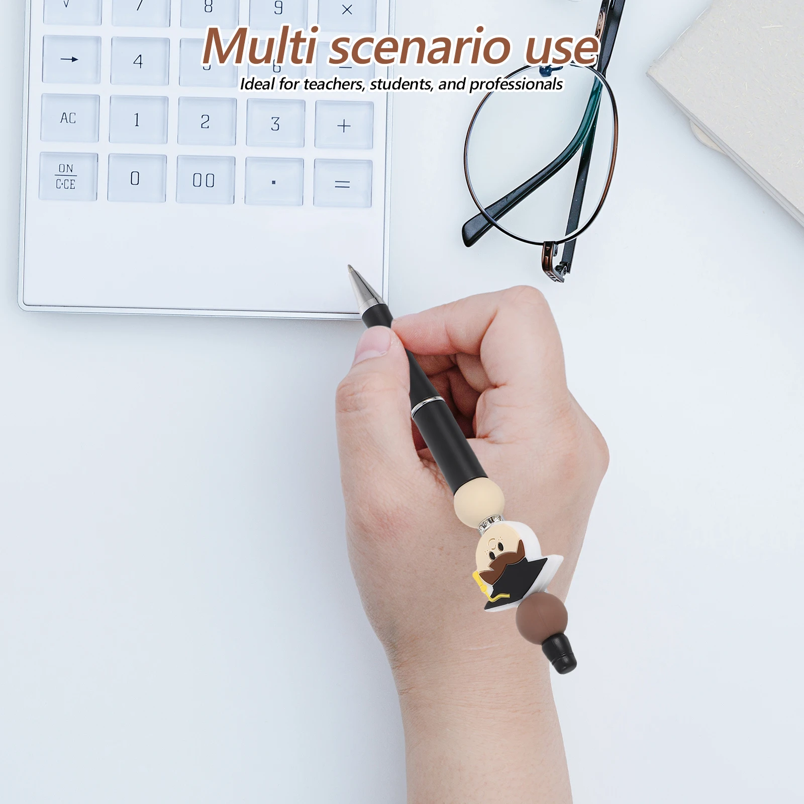 

Beaded Ballpoint Pen Classic Colors Graduation Cap Design Comfortable Grip Smooth Writing Executive Pens Student Present