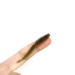 DUODUOYU 20PCS Mini TPE Soft Fishing Lure 55mm/0.8g Floating Worms Suitable for BassSilicone Bait Isca Artificial Fishing Tackle