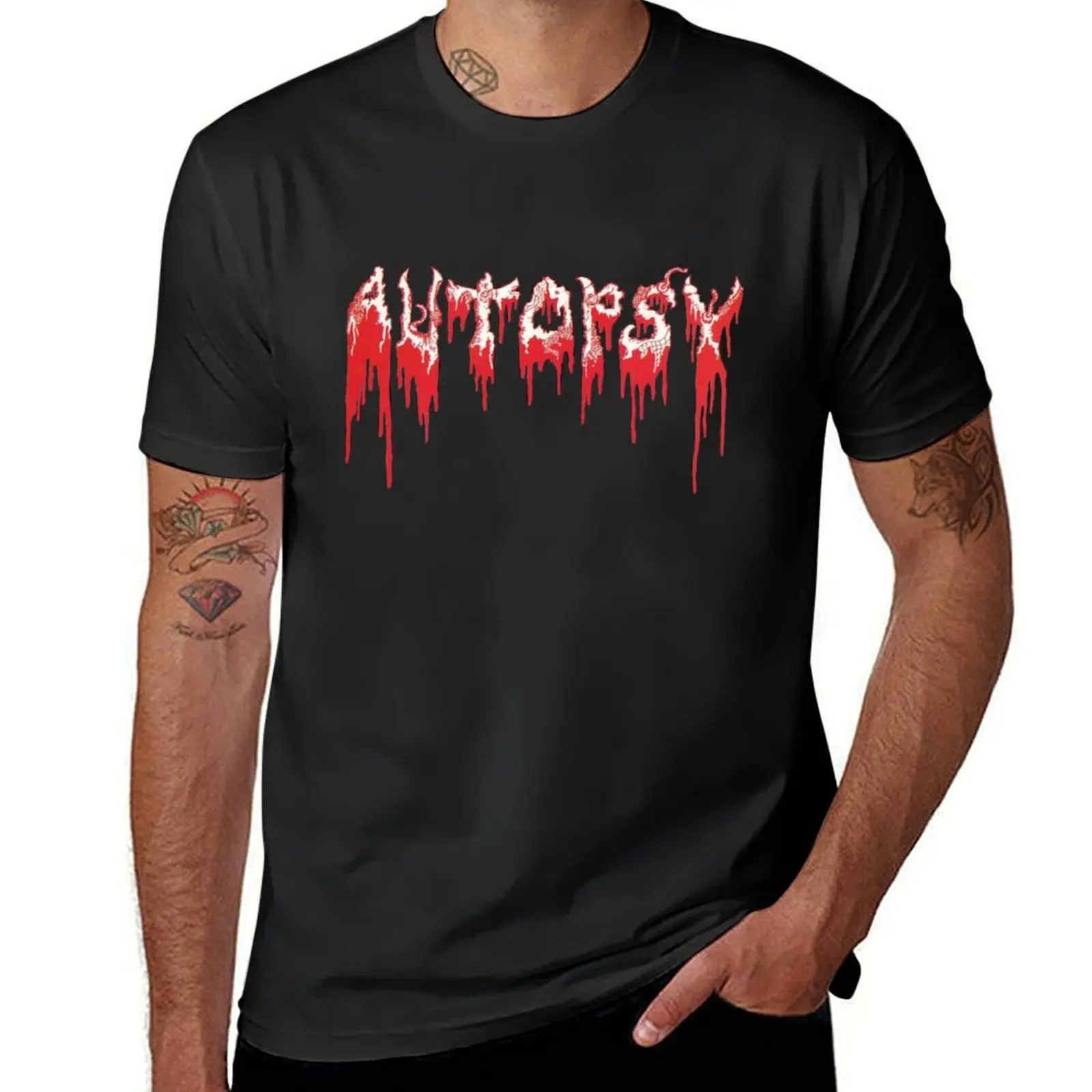 

Autopsy Band Logo Heavy Metal Death Metal T-Shirt blanks cute clothes plus size tops men t shirts