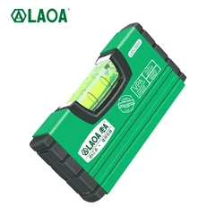 LAOA 100MM Mini Portable Aluminum Alloy Horizontal Vertical  Laser Leveler  Measuring Tape