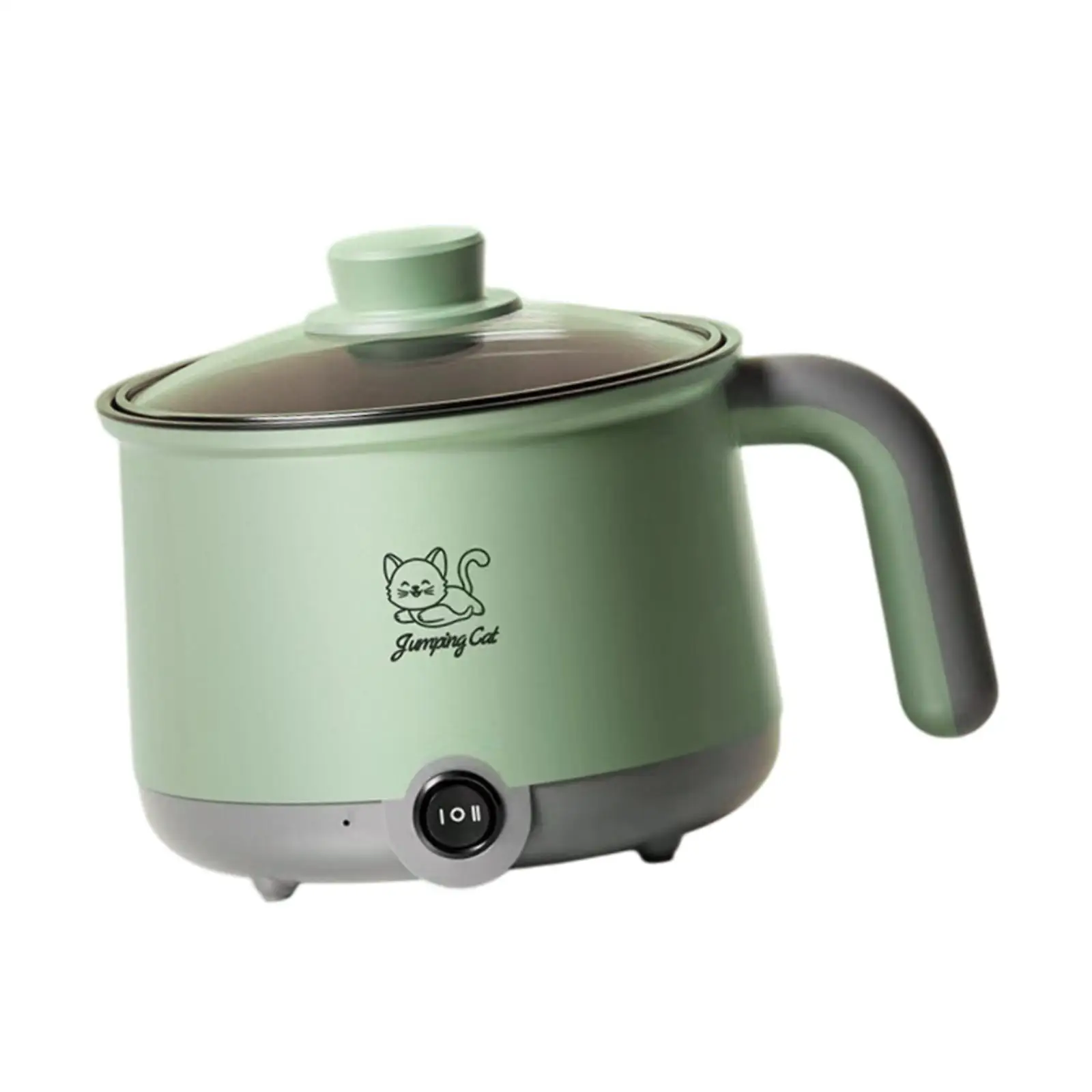 Small Slow Cooker XL Mini Electric Cooker 1.8L Non Stick Soup Pot Multi Use Cooking Portable for Dorm Kitchen Office Travel