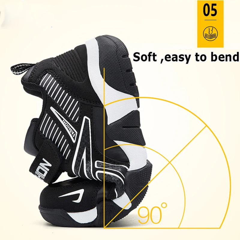 Kinder Jungen Schuhe Schule Sport Mode Leder Für Kinder Tennis Casual Turnschuhe Kinder Junge Laufen 7-12 Jahre Walking schuh – Detail 8