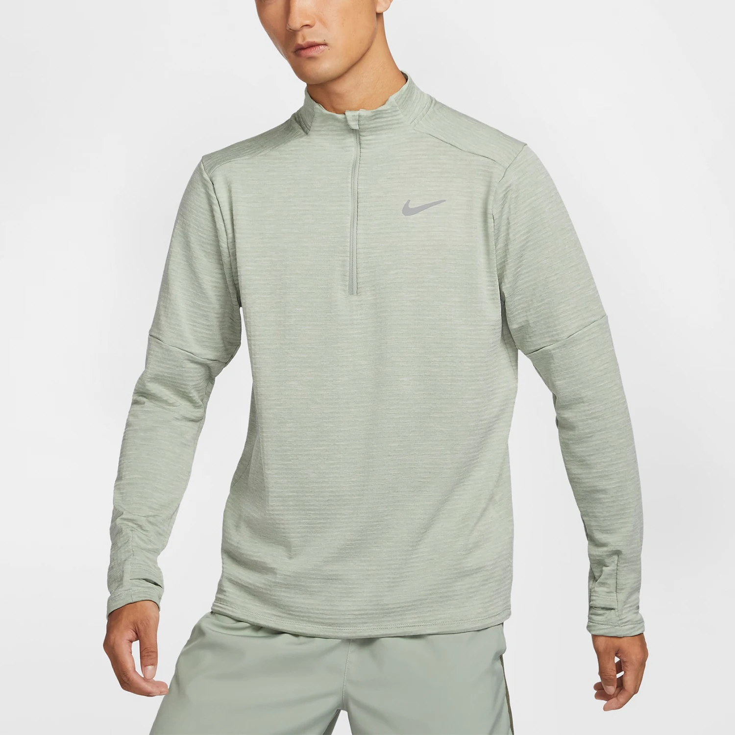 

Официальная мужская осенняя новая спортивная тренировочная футболка для бега Nike с воротником-стойкой FZ1150-370