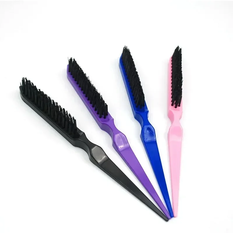 Professional Hair Brushes Comb Teasing Back Combing Hair Brush Slim Line Styling Tools 4 Colors Wholesale Hair Comb