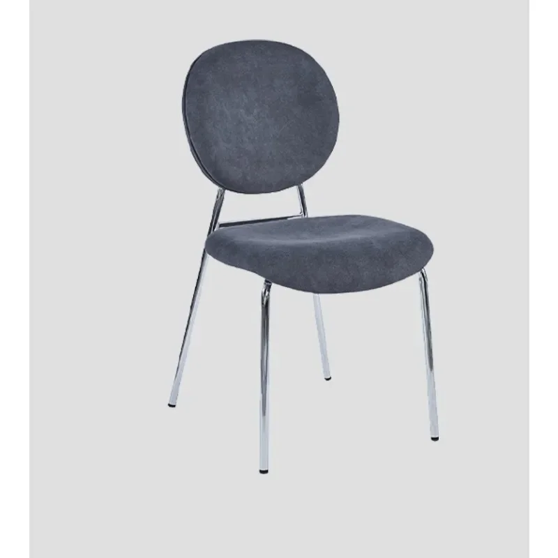 Nordic restaurant home dining chair backrest designer chair modern simple lounge chair dining table business negotiation stool