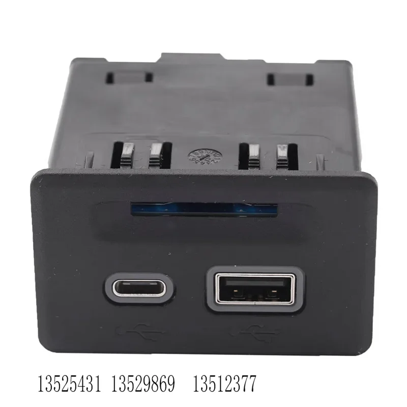 

AW-Car Center Console USB SD Card Port USB Hub For Cadillac CT6 XT4 XT6 XTS Silverado Blazer GMC Sierra 1500