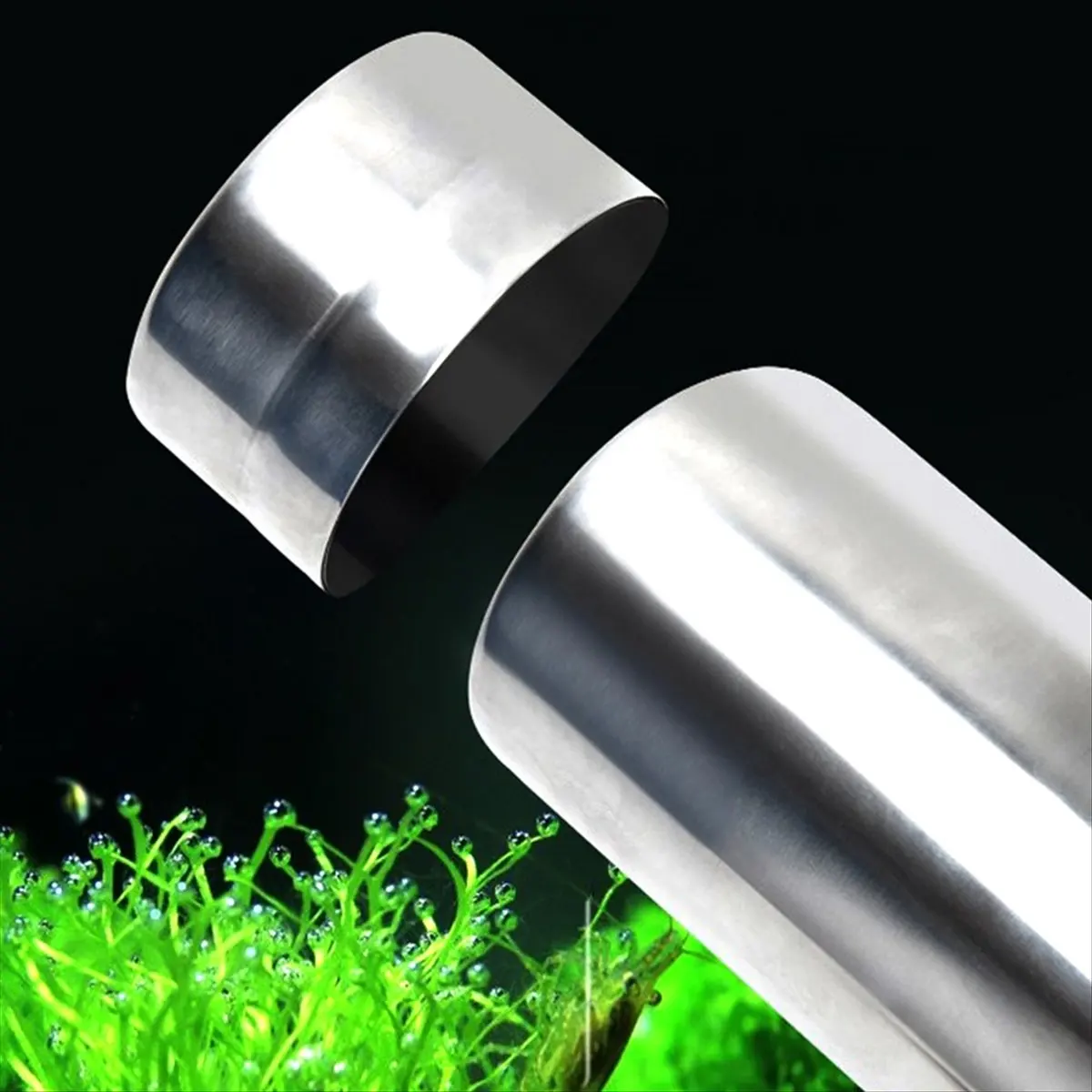 DIY Aquarium CO2 Generator Electromagnetic Valve Bubble Aquatic Plant FishTank CO2 Reaction Steel Cylinder Generator(EU)
