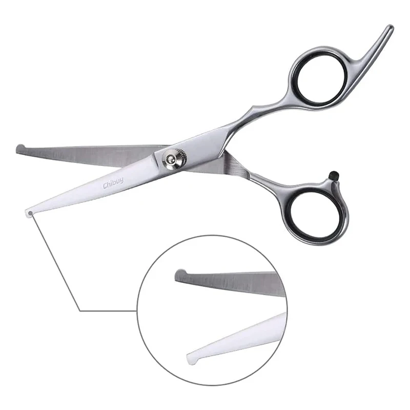 1PC Up Curved Pet Grooming Scissors Right And Left Hand Dog Grooming Hair Shears Professional Hairdressing Scissors