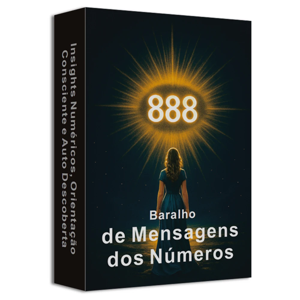 

Portuguese Oracle Cards Deck, Portuguese Tarot Cards, Number Theme Cards for Daily Reading, Card Games, 12*8cm, 48 Cards