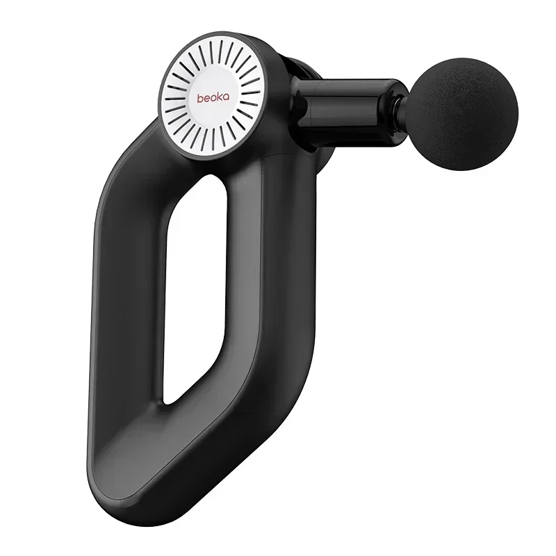 Beoka D6 masajeador corporal profesional de alta potencia vibración de alta frecuencia pistola de masaje de gimnasio muscular fascial con función calentada