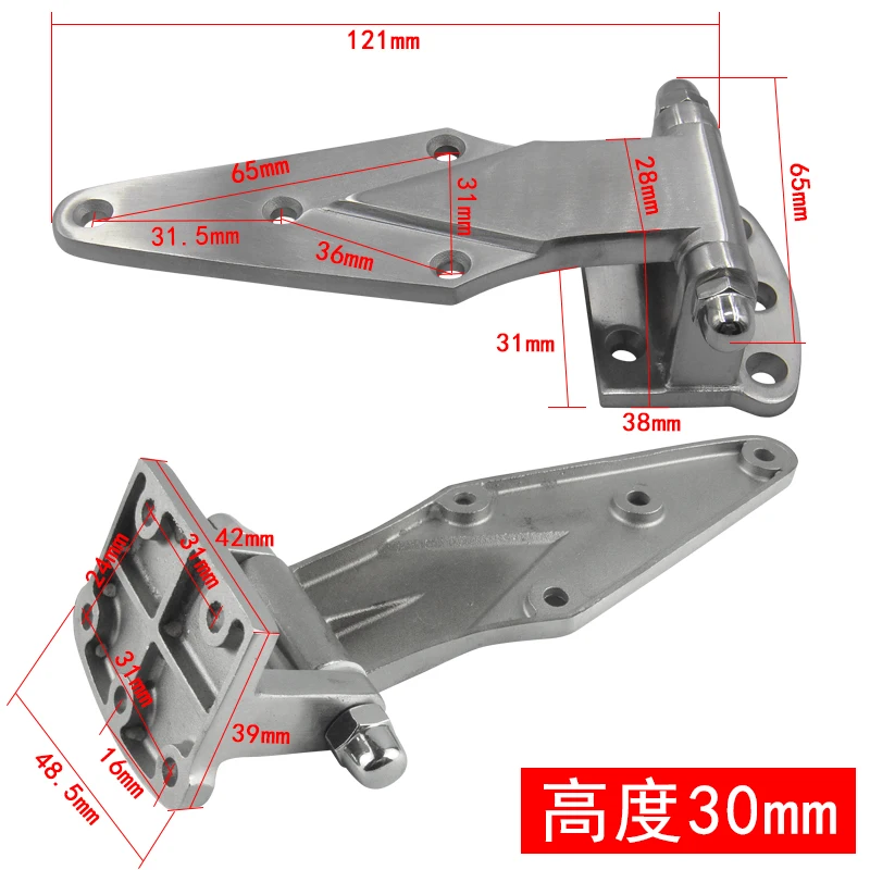 iESCO stainless steel oven hinge cold storage door hinge oven hinge industrial hinge freezer door hinge 4 inch