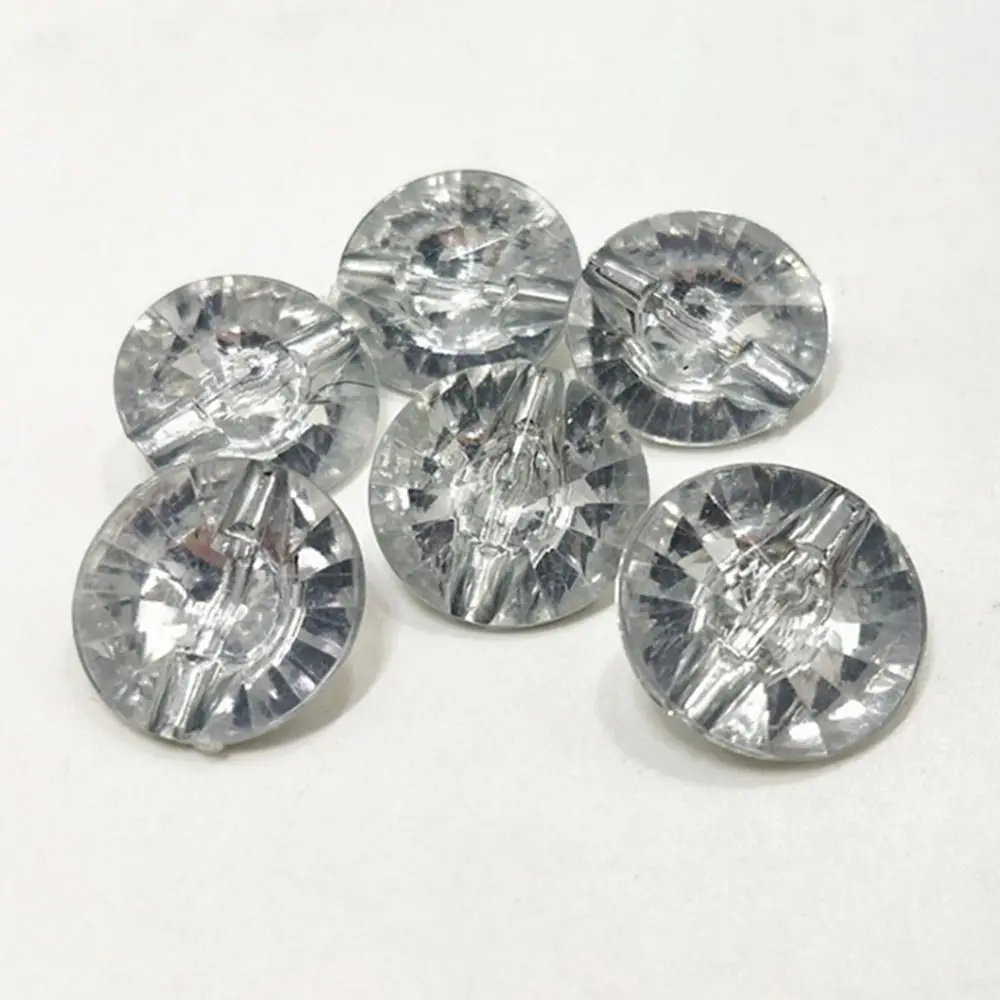 50Pcs Acrylic Rhinestone Buttons DIY Clothing Sewing Button Crystal Buttons For Clothing Sofa Craft Sewing Accessories