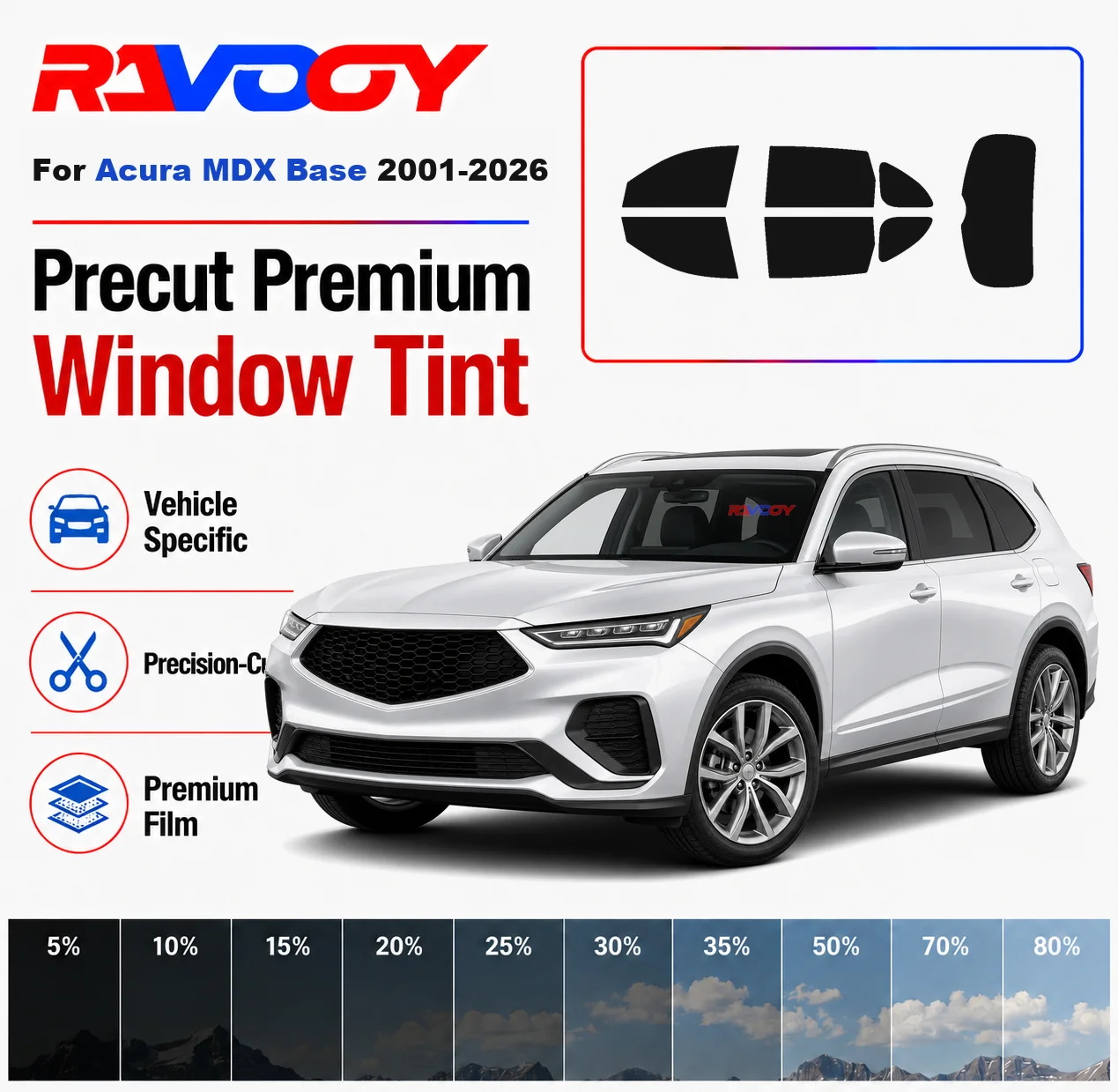 premium-precut-window-tint-kit-front-rear-windows-rear-windshield-for-acura-mdx-base-2001-2026-complete-set-nano-ceramic-film