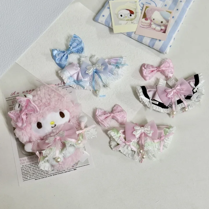 

2023 Новый наряд для куклы 10 см: платье принцессы Lamb, платье без бретелек, самозапутывающийся медведь Labu KT, аксессуары для кукольного костюма