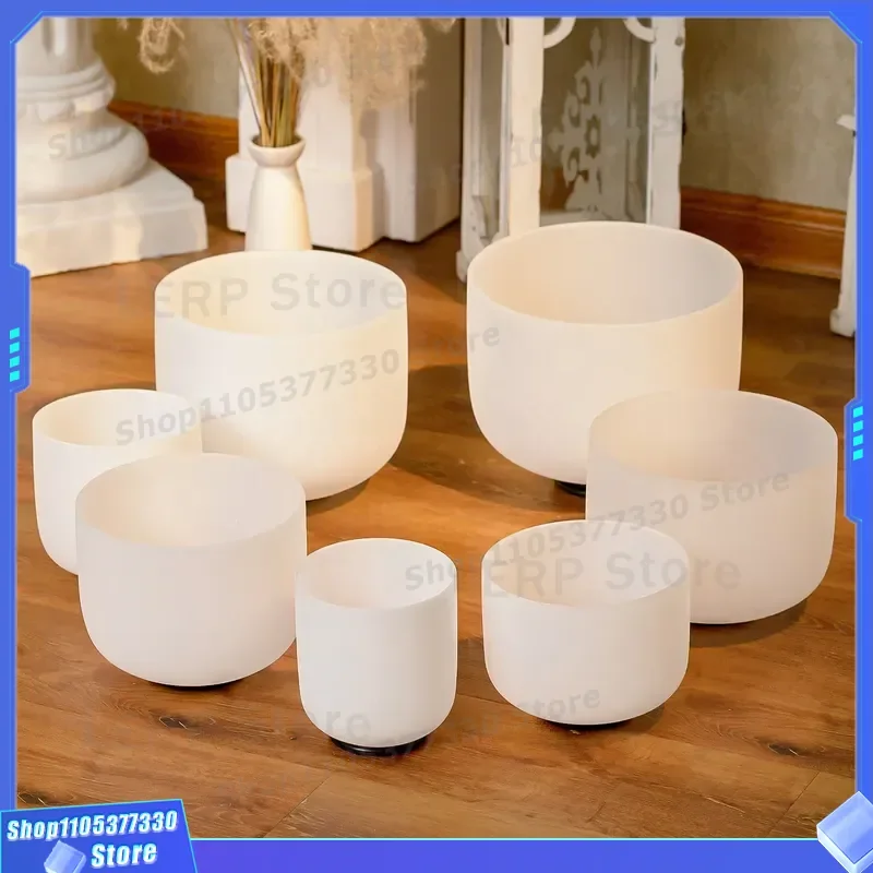 Genuine Crystal Singing Bowl Set for Yoga Meditation and Sound Therapy Professional Zen Sound Bowl with Stick Pad Factory