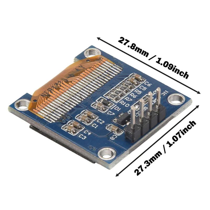 ABZW 0.96 Inci IIC I2C Serial GND 128X64 OLED LCD LED Display Module SSD1306 Untuk Kit Arduino