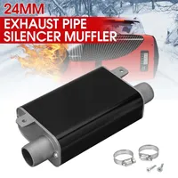 1PC 24mm Muffler Silencer Upgraded Clamp Bracket Car Air Diesel Parking Heater Exhaust Pipe For Webasto Eberspacher Black