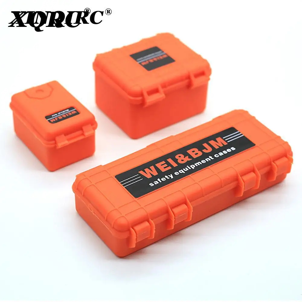 Plastic storage box luggage rack trim tool box is applicable to 1/10 RC car scx10 90046 trx-4 trx-6 D100 D90 upgrade accessories