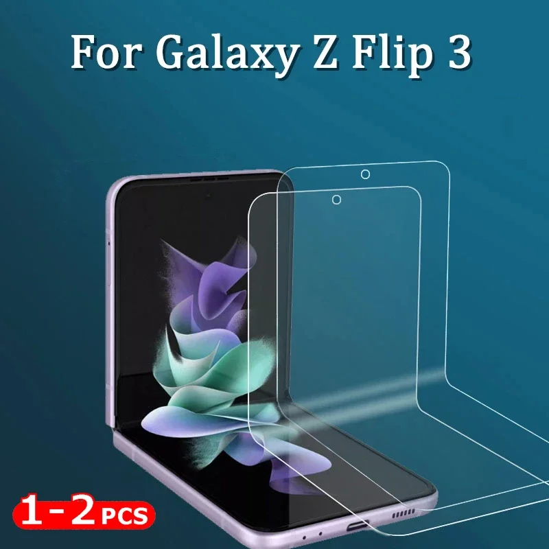 1-2PCS Front Screen Protector for Samsung Galaxy Z Flip 3 5G Anti-scratch TPU Hydrogel Protective Film for Samsung Galaxy ZFlip3