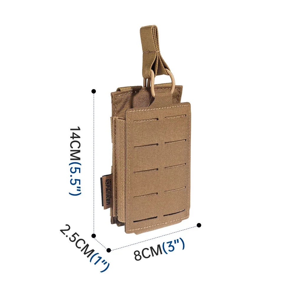 Tactical Single Magazine Pouch Molle Mag Bag for M4 M14 M16 AR15 G36 Magazine Pouches Outdoor Hunting Tool Mag Holder