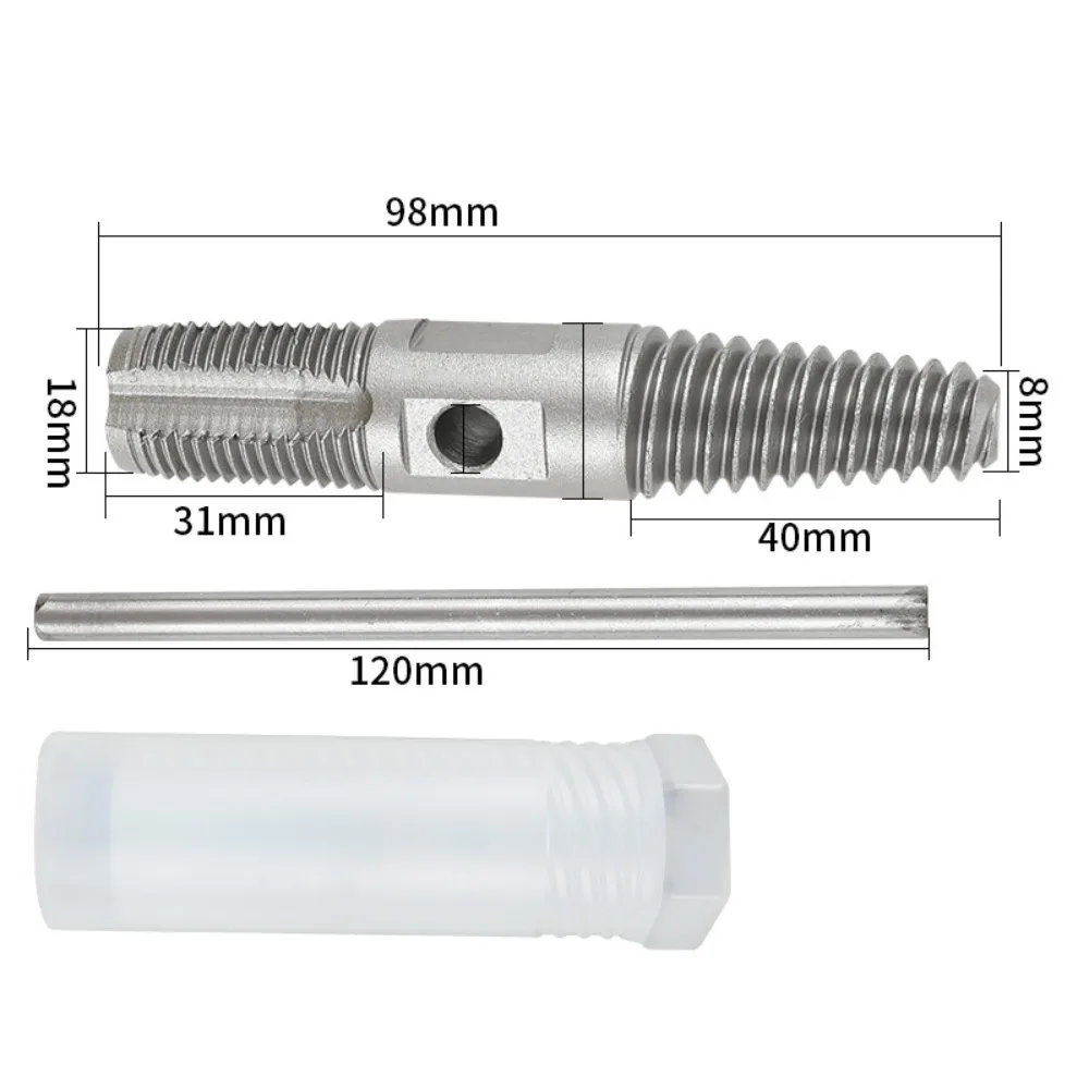 

Thread Screw Extractor Kit Take-out Broken Wire Repairer Broken Bolt Remover Double-ended Integrate Design